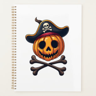 Pirate de citrouille � Chemise de crâne d'Hallowee