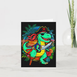 Pirate dinosaur toddler boy funny kids costume karte