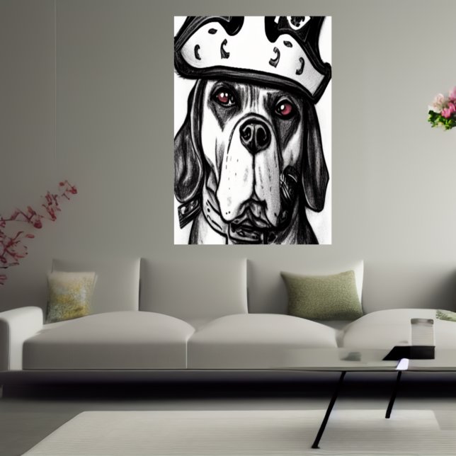 Pirate Dog | AI Art Poster (Von Creator hochgeladen)