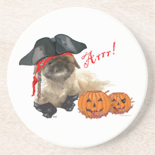 Pirate Doggie Sandstein Untersetzer