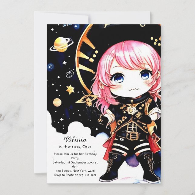 Pirate Einladung (Vorderseite)