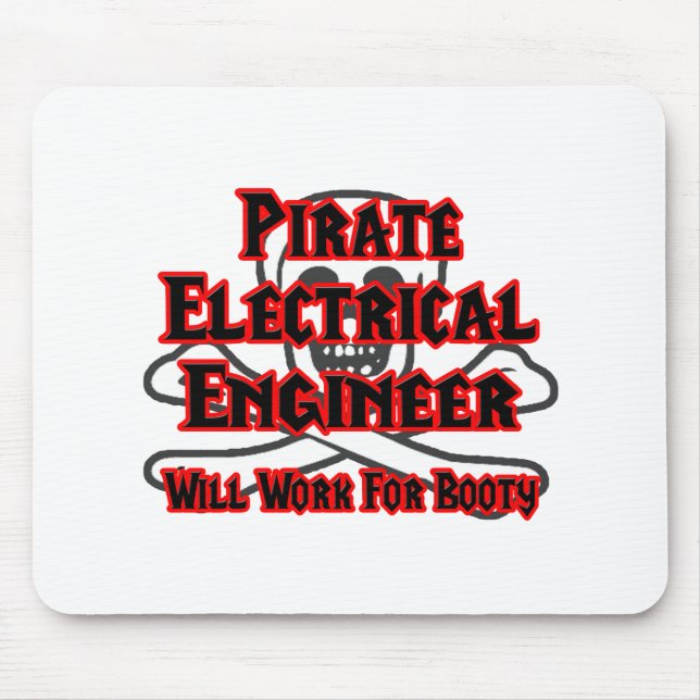 Pirate Electrical Engineer ... Arbeit für den Hint Mousepad (Vorne)