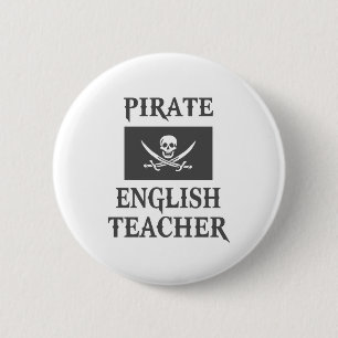 Pirate English Teacher Button