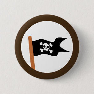 Pirate Flag Button