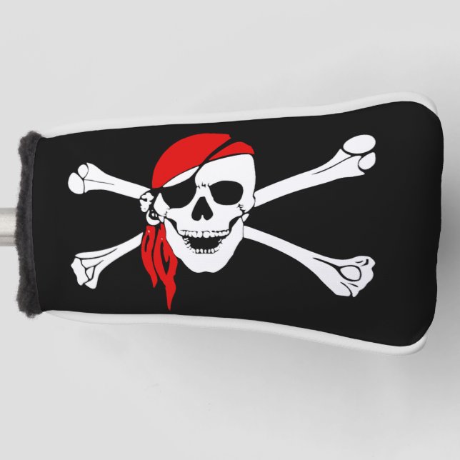 Pirate Flag Golf Head Cover Golf Headcover (Vorderseite)