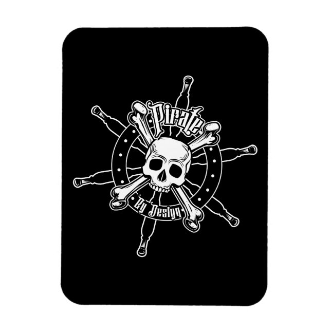 Pirate Foto Magnet (Vertikal)