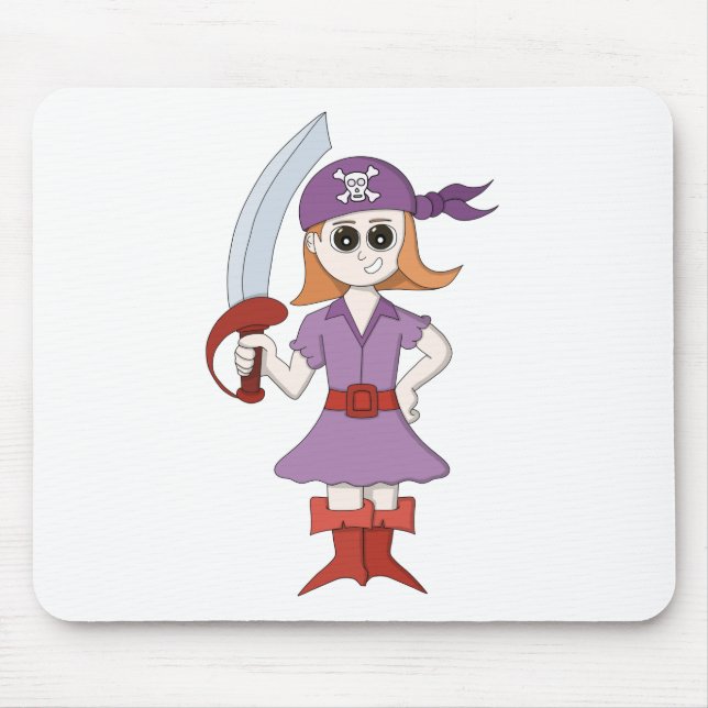 Pirate Girl Mousepad (Vorne)