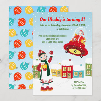 Pirate Girl Treasure Karte Geburtstagsparty