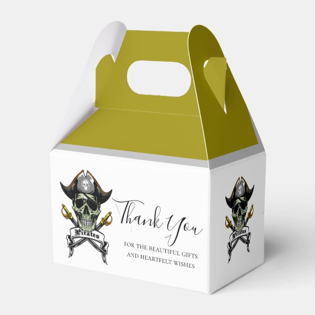 Pirate Gold Treasure Geschenkschachtel (Vorderseite)