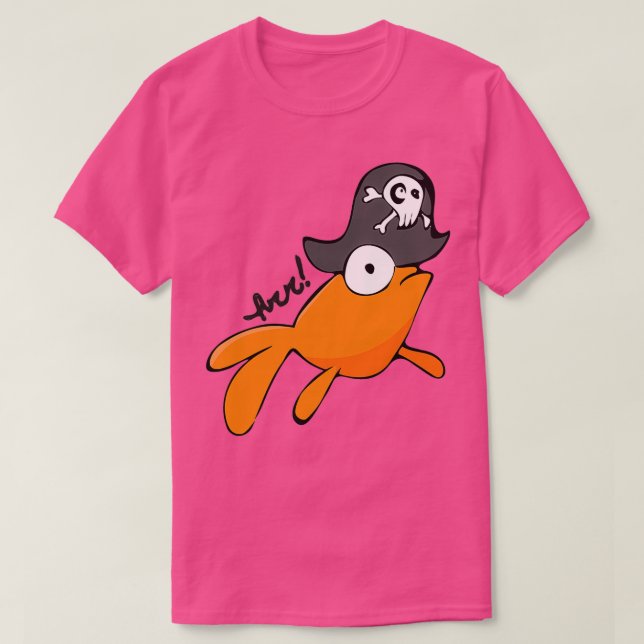 Pirate Goldfish T-Shirt (Design vorne)