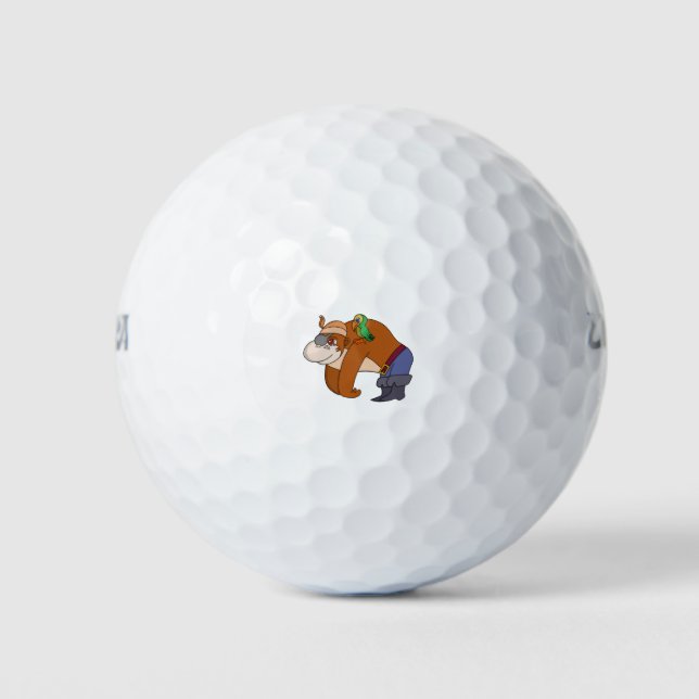 Pirate Gorilla Golfball (Vorderseite)