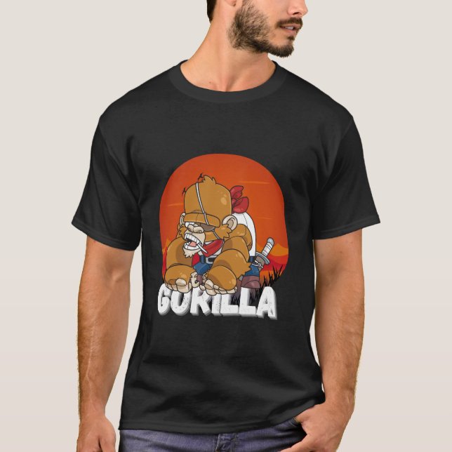 Pirate Gorilla T-Shirt (Vorderseite)