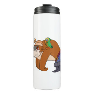 Pirate Gorilla Thermosbecher