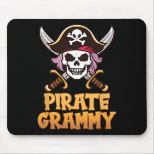 Pirate Grammy Captain Matching Oma Halloween C Mousepad