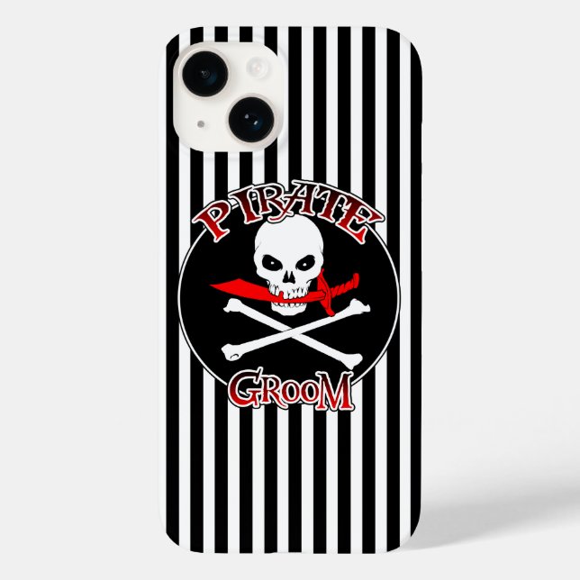 Pirate Groom iPhone 11 Fall Case-Mate iPhone 14 Hülle (Rückseite)