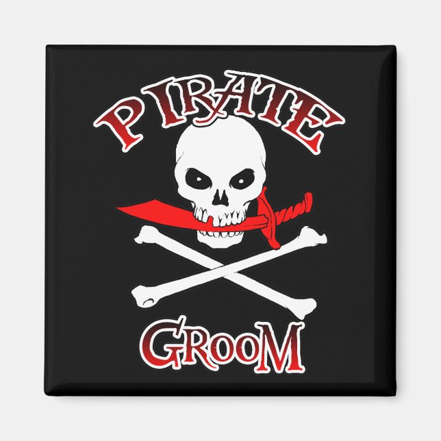 Pirate Groom Magnet (Vorne)