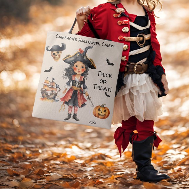 Pirate Halloween Candy Trick oder Treat Tasche (Von Creator hochgeladen)
