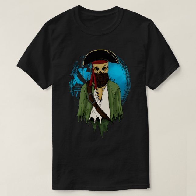 Pirate Halloween-Party 1 T-Shirt (Design vorne)