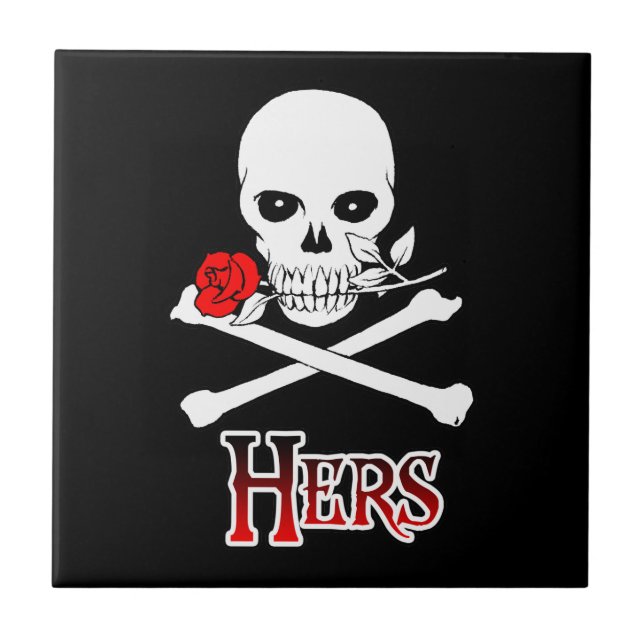 Pirate Hers Fliese (Vorderseite)