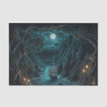 Pirate Hideaway Decoupage Paper