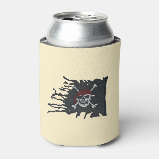 Pirate Hintern Dosenkühler (Kanne Vorderseite)