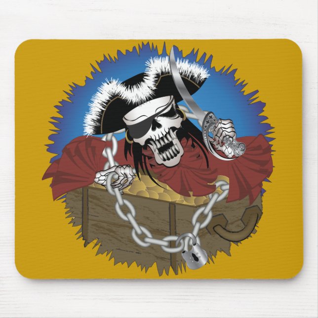 Pirate Hintern Mousepad (Vorne)