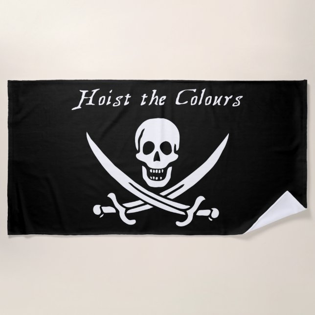 Pirate Hoist die Farbe Strandtuch (Vorderseite)