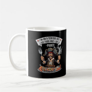 Pirate - ich bin auf einer Meeresfrüchte-Diät. Ich Kaffeetasse