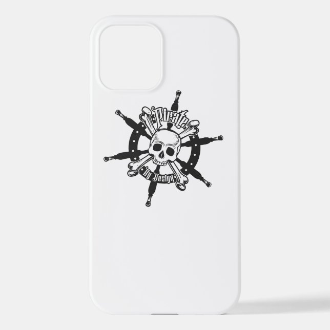 Pirate iPhone Case 12 Hülle (Rückseite)