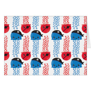 Pirate Jellyfish, Motif de méduses, Sea Animaux