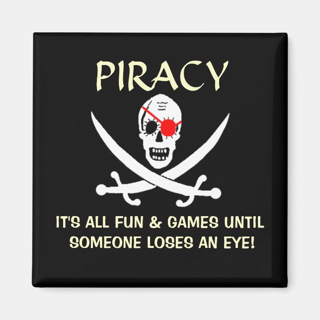 Pirate Joke Magnet (Vorne)