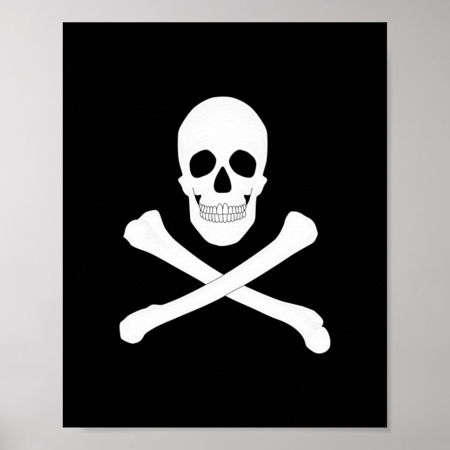 Pirate (Jolly Roger) Flag Poster (Vorne)