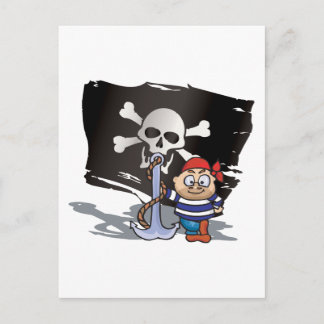 Pirate Kid Postkarte