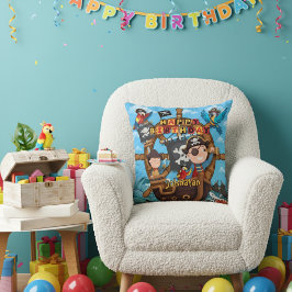 Pirate Kids Birthday  Party Gift Kissen