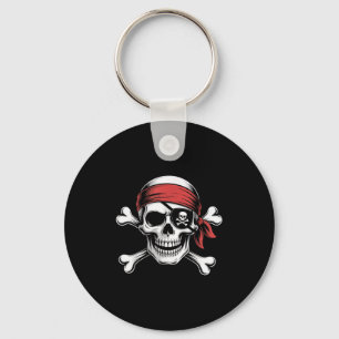 Pirate Lazy Skull Bandana Halloween Kostüm Men Bo Schlüsselanhänger