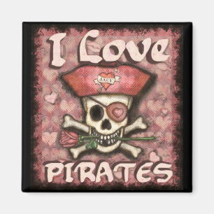 Pirate Lover's Valentine Magnet