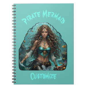 Pirate Mermaid Lady Thunder_Cove Notizblock