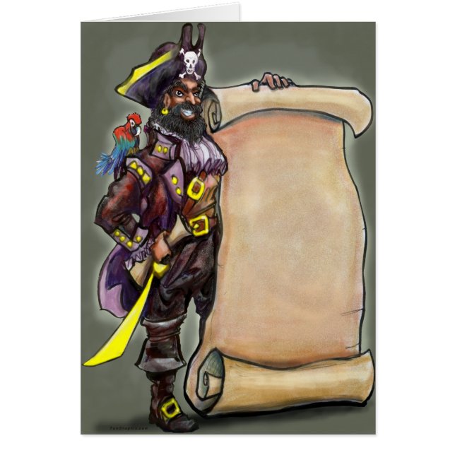 Pirate mit Schatzkarte (Vorne)