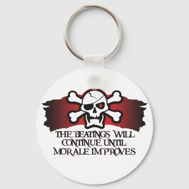 Pirate Morale Schlüsselanhänger (Vorderseite)