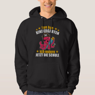 Pirate Octopus Einschulungsschule Kinder Schultasc Hoodie