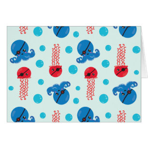 Pirate Octopus, Pirate Jellyfish, Sea Animaux