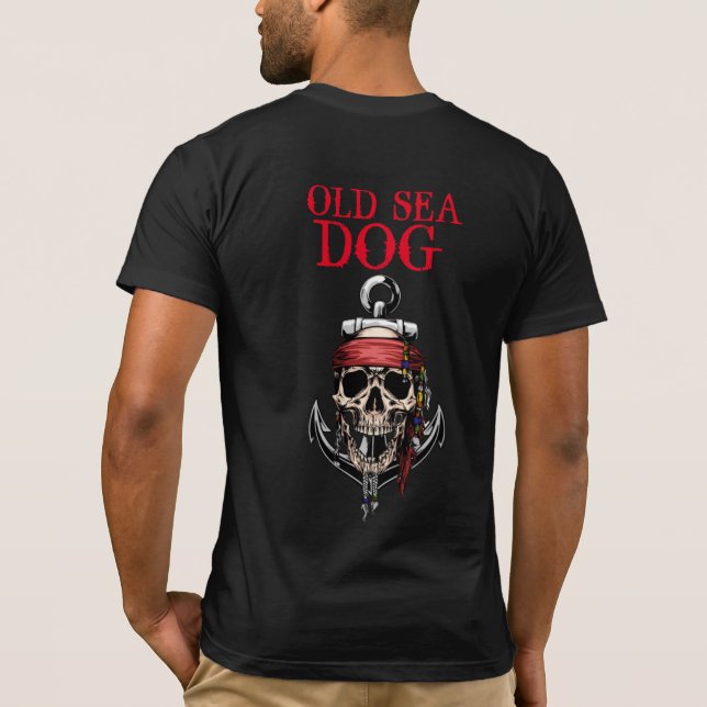 Pirate OLD SEEDOG T - Shirt (Rückseite)