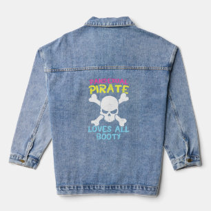 Pirate Pansexuel Rétro Aime Tous Booty Cute Lgbt P