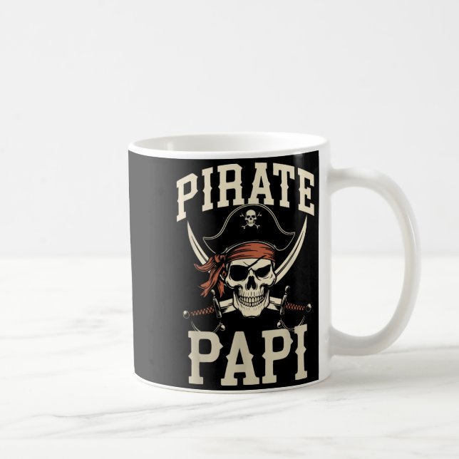 Pirate Papi Lustiger Kapitän passend zu Opa Kaffeetasse (Rechts)