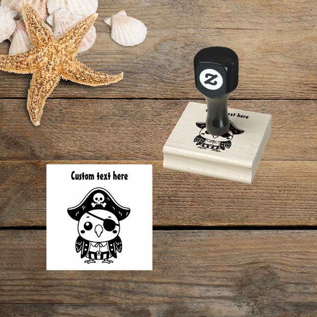 Pirate Parrot Gummistempel (Von Creator hochgeladen)