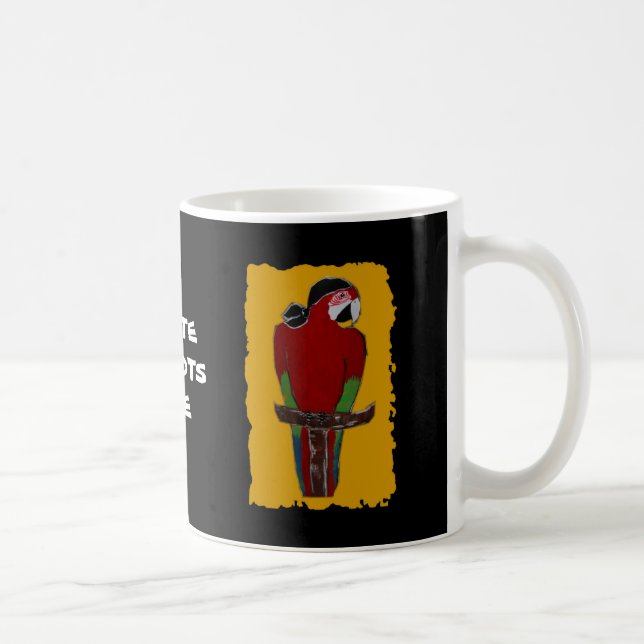 Pirate Parrot Kaffeetasse (Rechts)