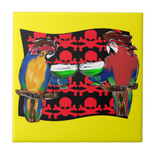 Pirate Parrots Fliese