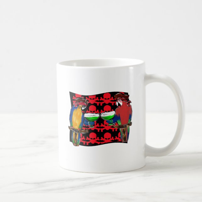 Pirate Parrots Kaffeetasse (Rechts)