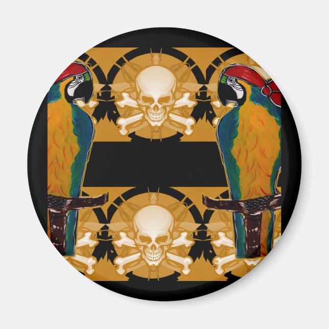 Pirate Parrots Magnet (Vorne)