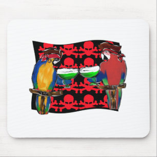 Pirate Parrots Mousepad